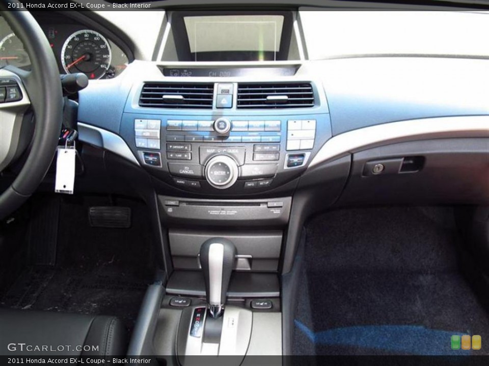 Black Interior Controls for the 2011 Honda Accord EX-L Coupe #49447603