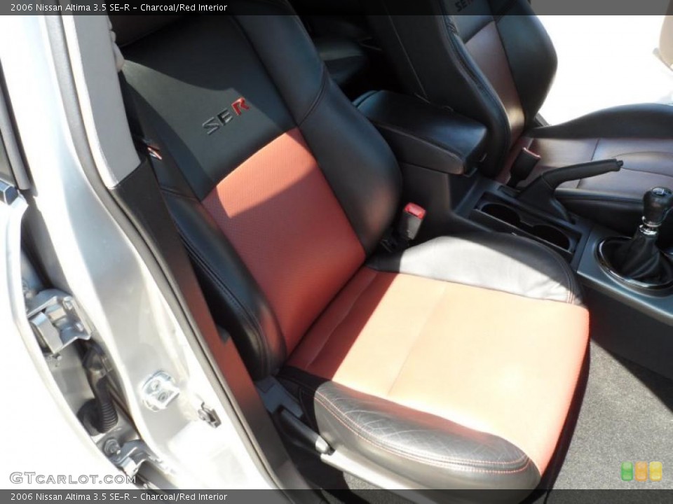 Charcoal/Red 2006 Nissan Altima Interiors