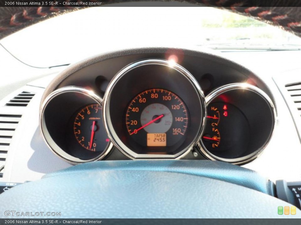 Charcoal/Red Interior Gauges for the 2006 Nissan Altima 3.5 SE-R #49448584