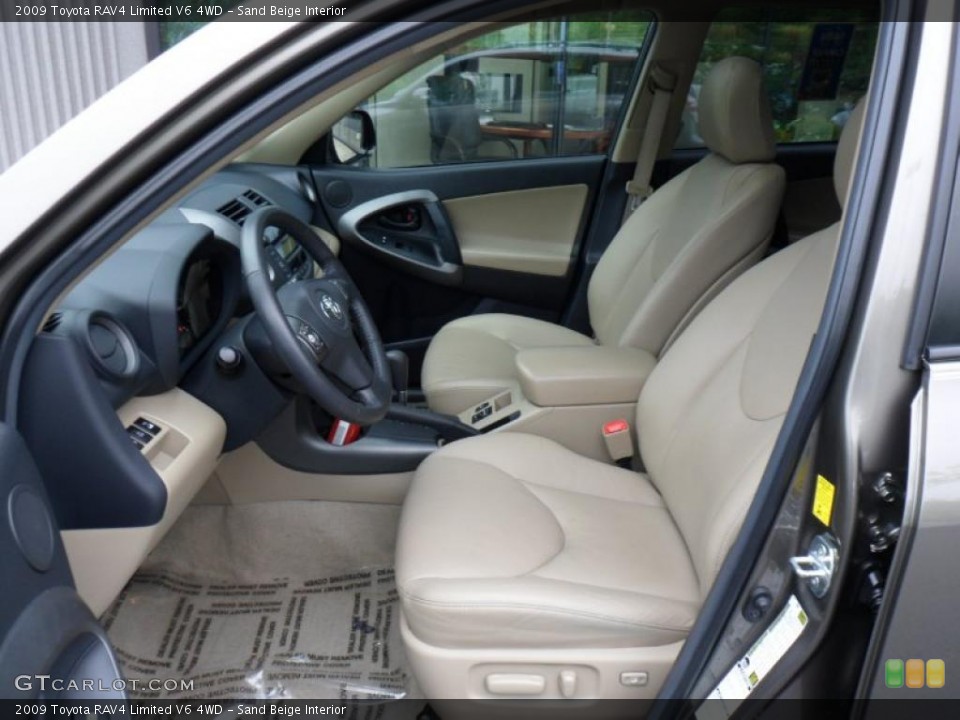 Sand Beige Interior Photo for the 2009 Toyota RAV4 Limited V6 4WD #49449370