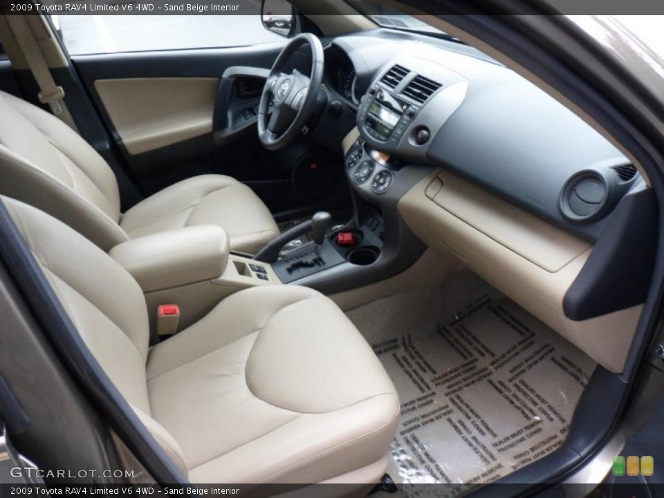 Sand Beige Interior Photo for the 2009 Toyota RAV4 Limited V6 4WD #49449496
