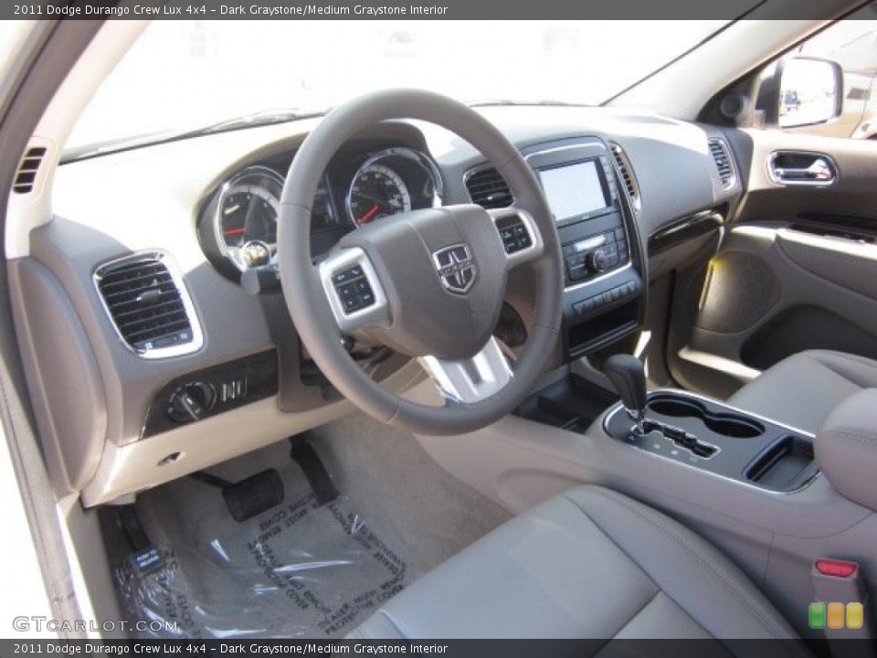 Dark Graystone/Medium Graystone Interior Prime Interior for the 2011 Dodge Durango Crew Lux 4x4 #49450648