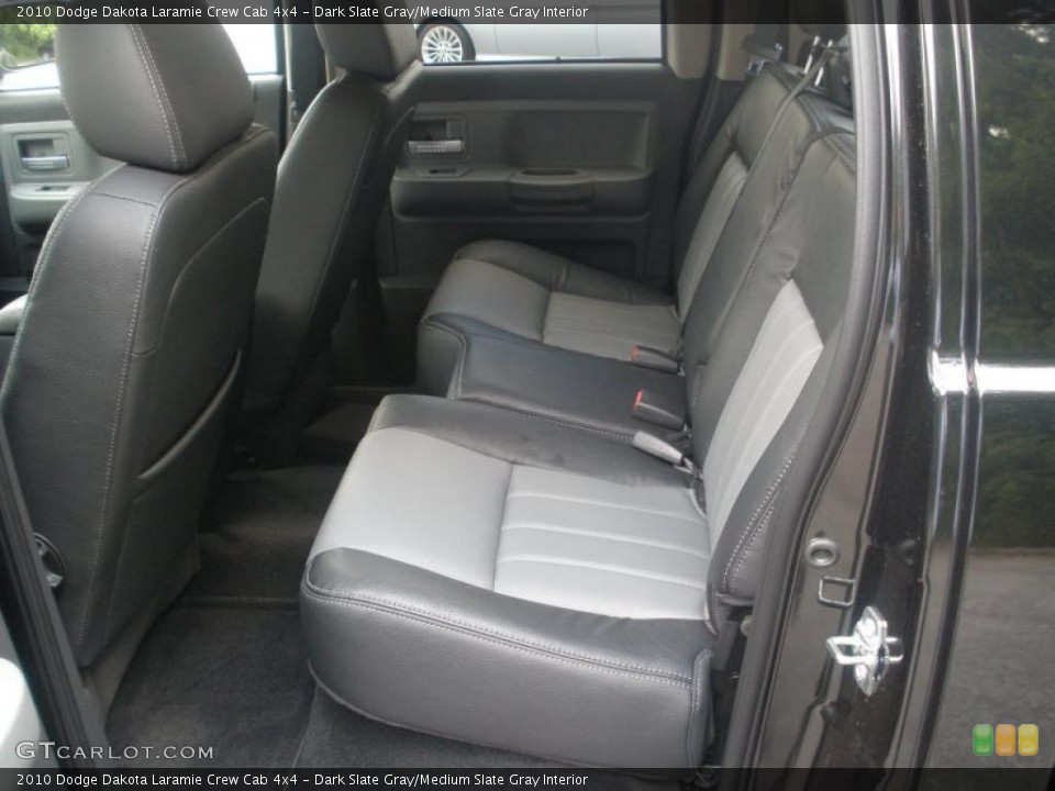 Dark Slate Gray/Medium Slate Gray Interior Photo for the 2010 Dodge Dakota Laramie Crew Cab 4x4 #49451509