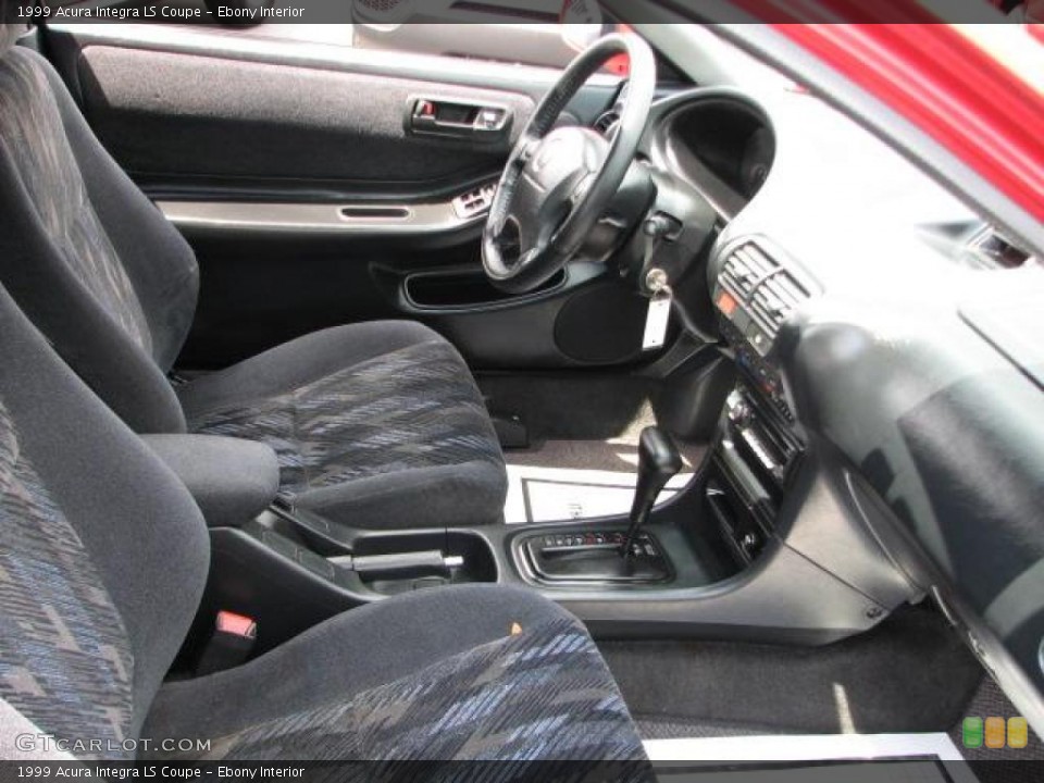 Ebony Interior Photo for the 1999 Acura Integra LS Coupe #49453396