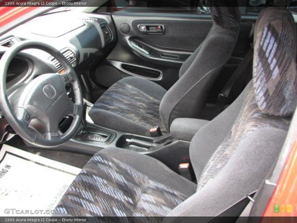 Ebony 1999 Acura Integra Interiors