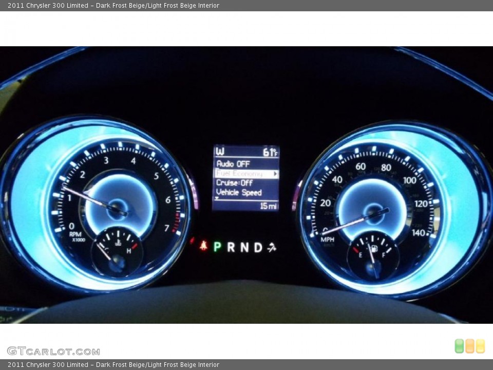 Dark Frost Beige/Light Frost Beige Interior Gauges for the 2011 Chrysler 300 Limited #49456639