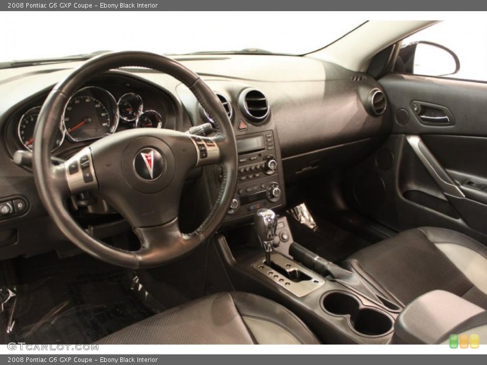 Ebony Black Interior Photo for the 2008 Pontiac G6 GXP Coupe #49459150