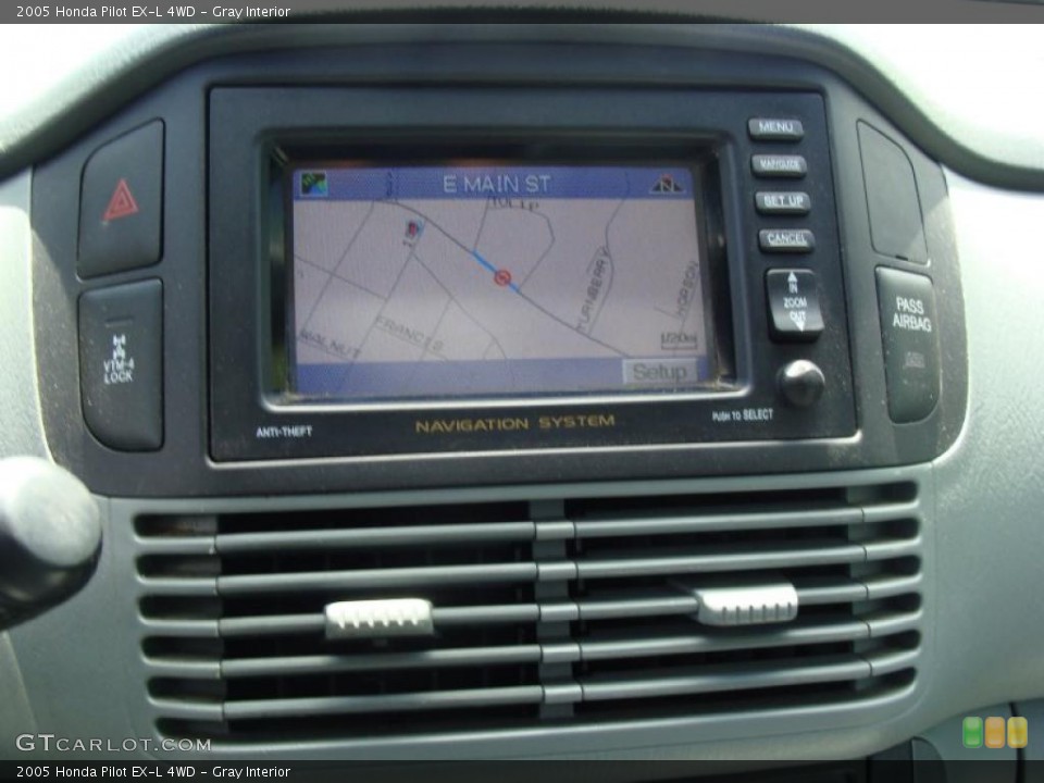 Gray Interior Navigation for the 2005 Honda Pilot EX-L 4WD #49459786