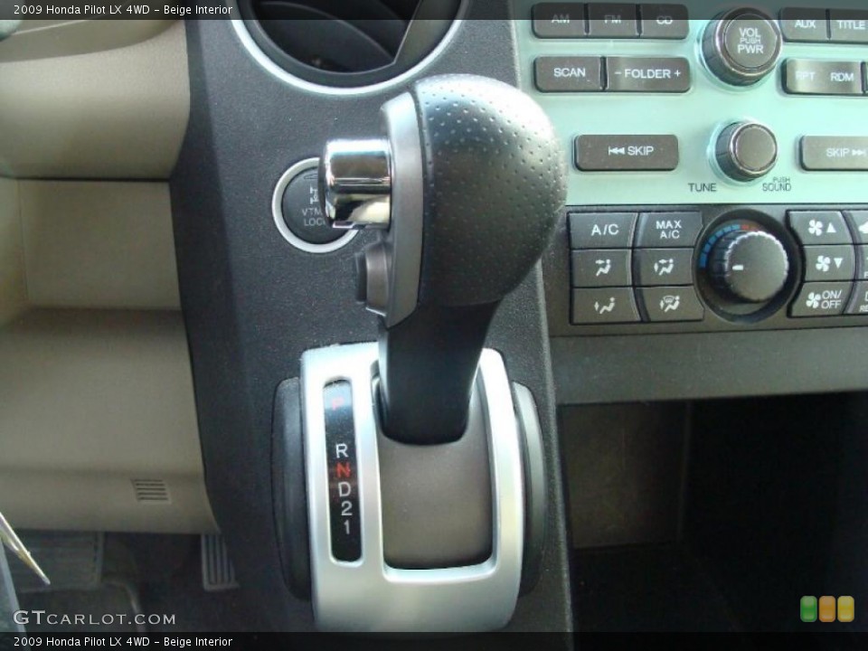 Beige Interior Transmission for the 2009 Honda Pilot LX 4WD #49460443