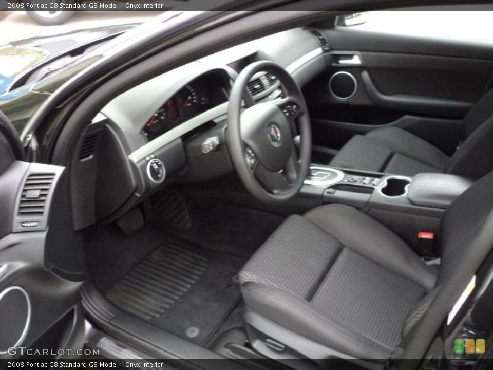 Onyx Interior Photo for the 2008 Pontiac G8  #49460545