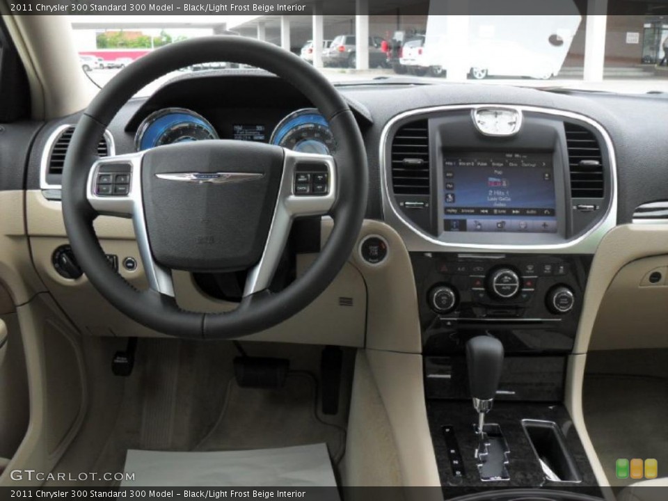 Black/Light Frost Beige Interior Dashboard for the 2011 Chrysler 300  #49462456