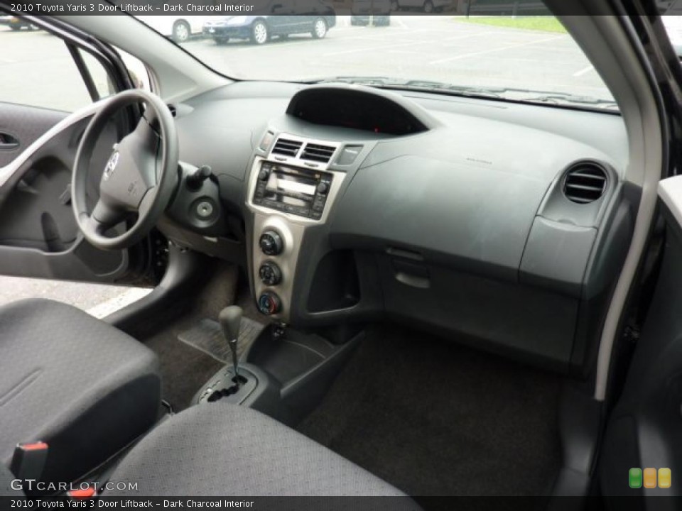 Dark Charcoal Interior Dashboard for the 2010 Toyota Yaris 3 Door Liftback #49464124