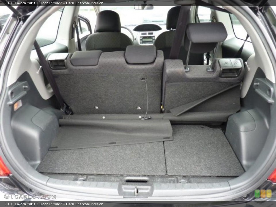 Dark Charcoal Interior Trunk for the 2010 Toyota Yaris 3 Door Liftback #49464142