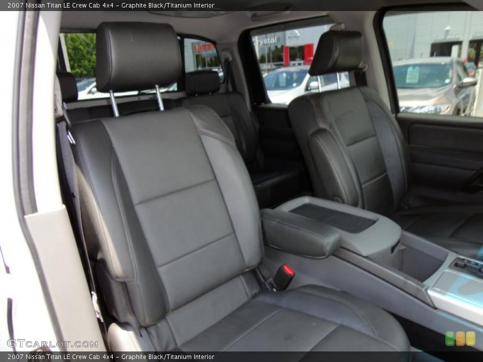 Graphite Black/Titanium Interior Photo for the 2007 Nissan Titan LE Crew Cab 4x4 #49465564
