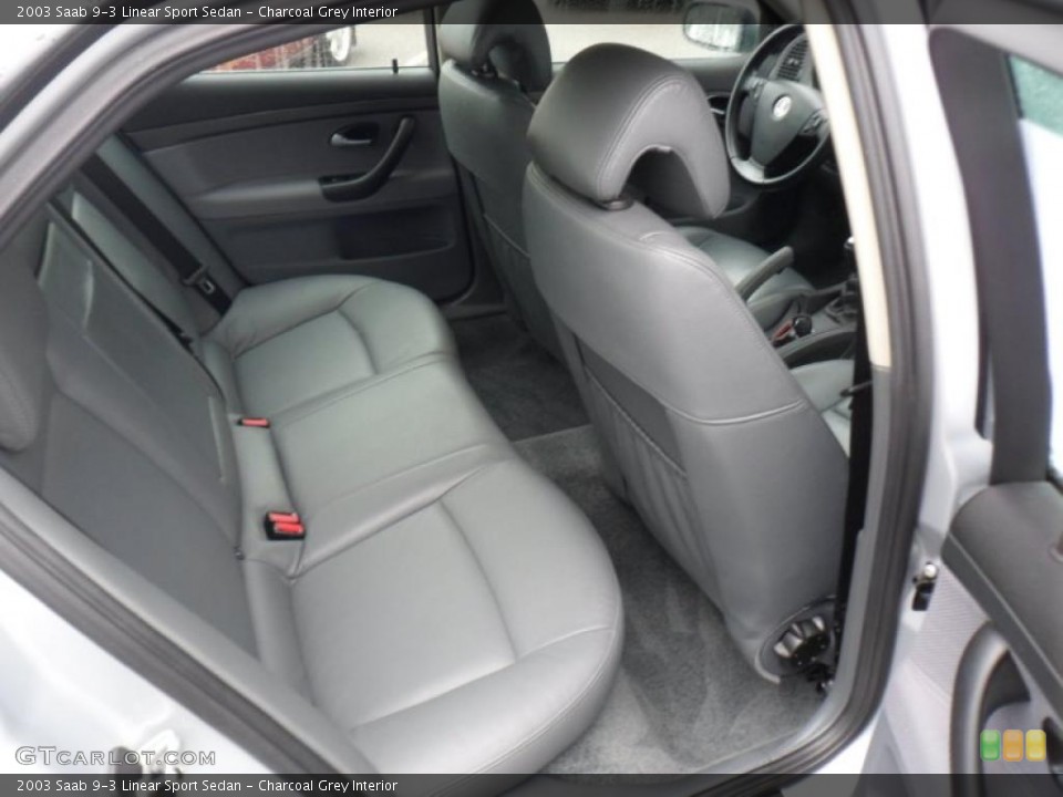 Charcoal Grey Interior Photo for the 2003 Saab 9-3 Linear Sport Sedan #49465645