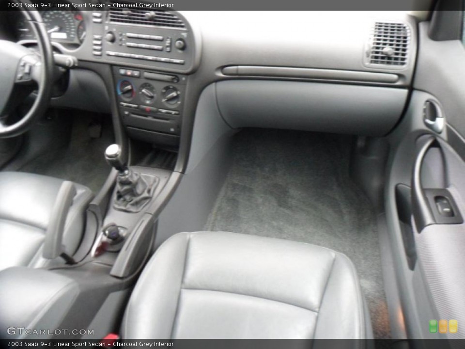 Charcoal Grey Interior Photo for the 2003 Saab 9-3 Linear Sport Sedan #49465651