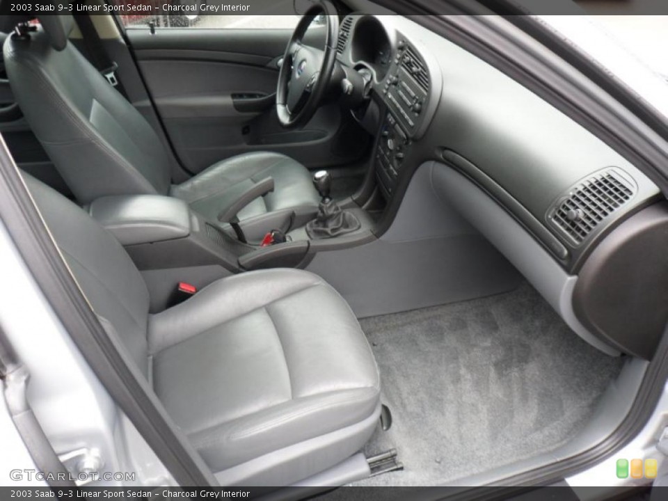 Charcoal Grey Interior Photo for the 2003 Saab 9-3 Linear Sport Sedan #49465660