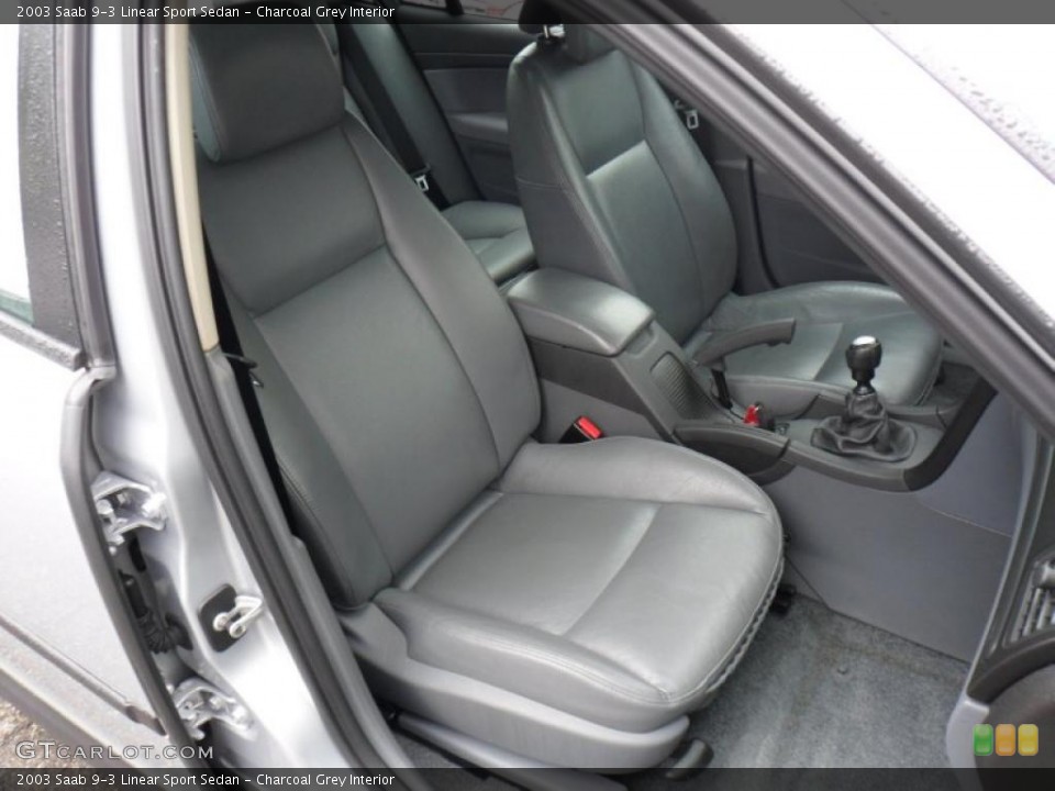 Charcoal Grey Interior Photo for the 2003 Saab 9-3 Linear Sport Sedan #49465672