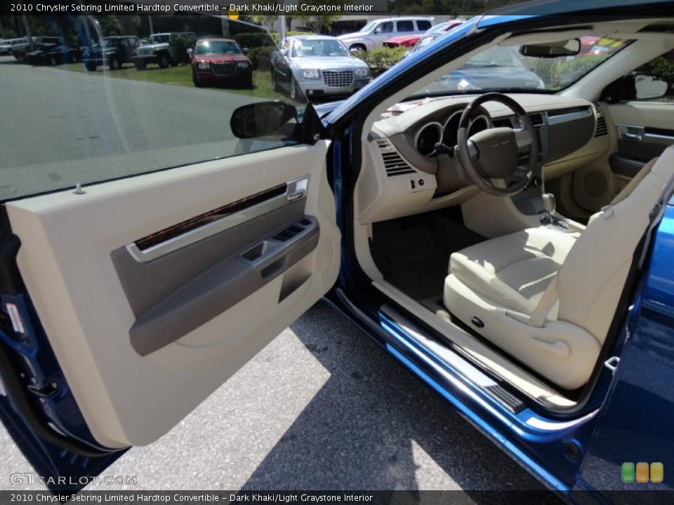 Dark Khaki/Light Graystone Interior Photo for the 2010 Chrysler Sebring Limited Hardtop Convertible #49467574