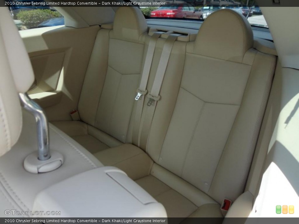 Dark Khaki/Light Graystone Interior Photo for the 2010 Chrysler Sebring Limited Hardtop Convertible #49467586