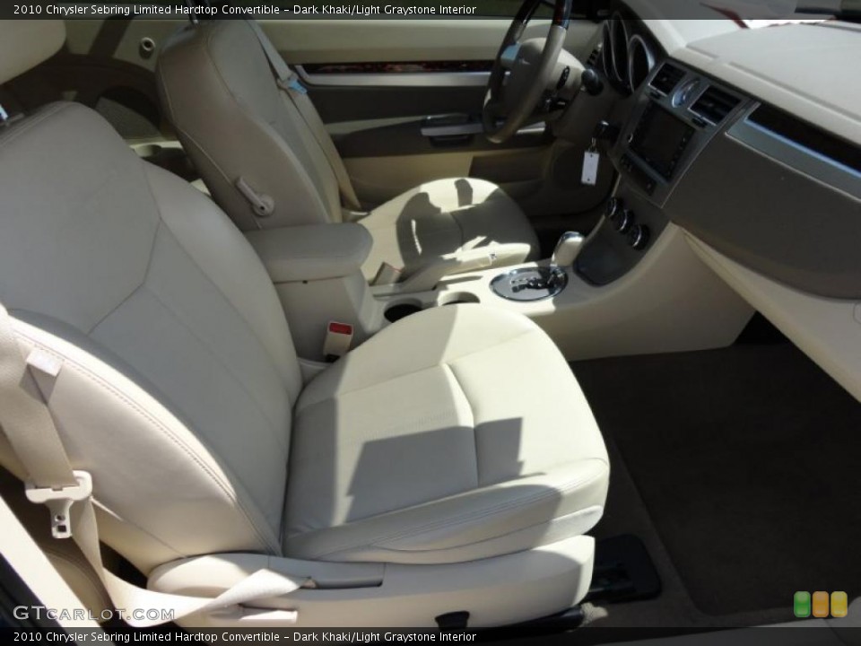 Dark Khaki/Light Graystone Interior Photo for the 2010 Chrysler Sebring Limited Hardtop Convertible #49467637