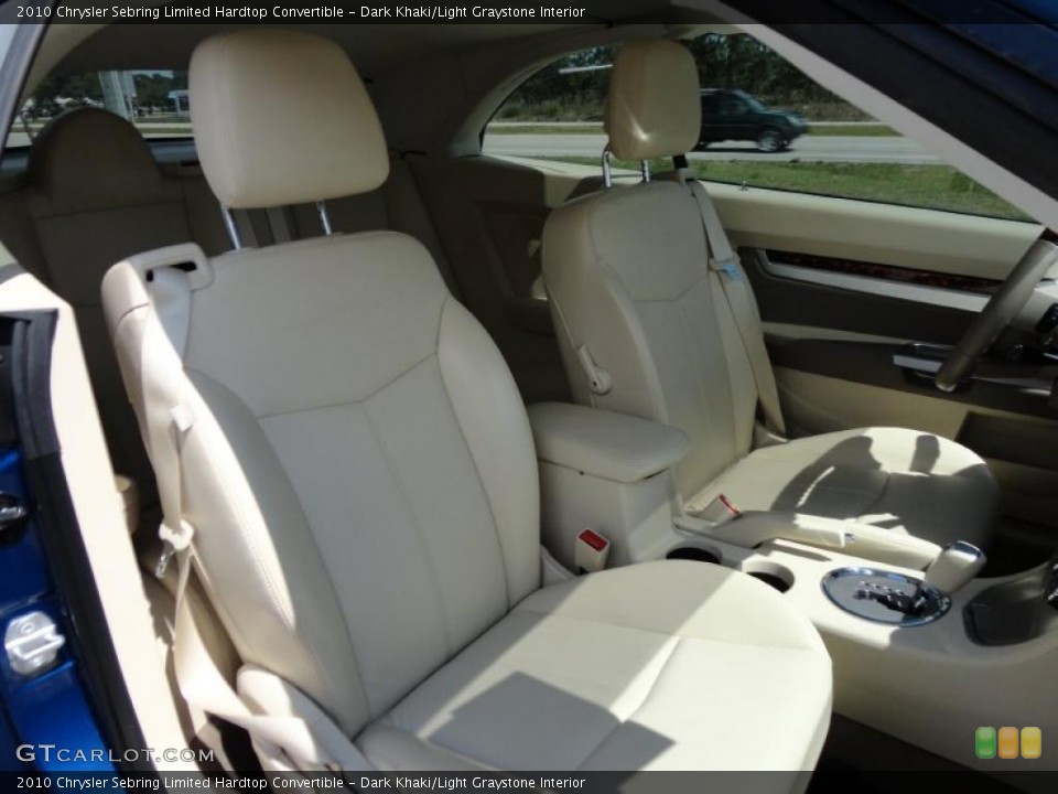 Dark Khaki/Light Graystone Interior Photo for the 2010 Chrysler Sebring Limited Hardtop Convertible #49467643