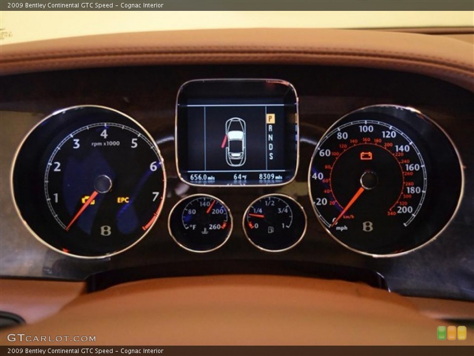 Cognac Interior Gauges for the 2009 Bentley Continental GTC Speed #49469982