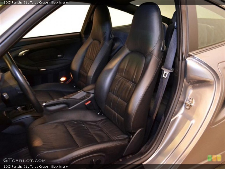 Black Interior Photo for the 2003 Porsche 911 Turbo Coupe #49470399