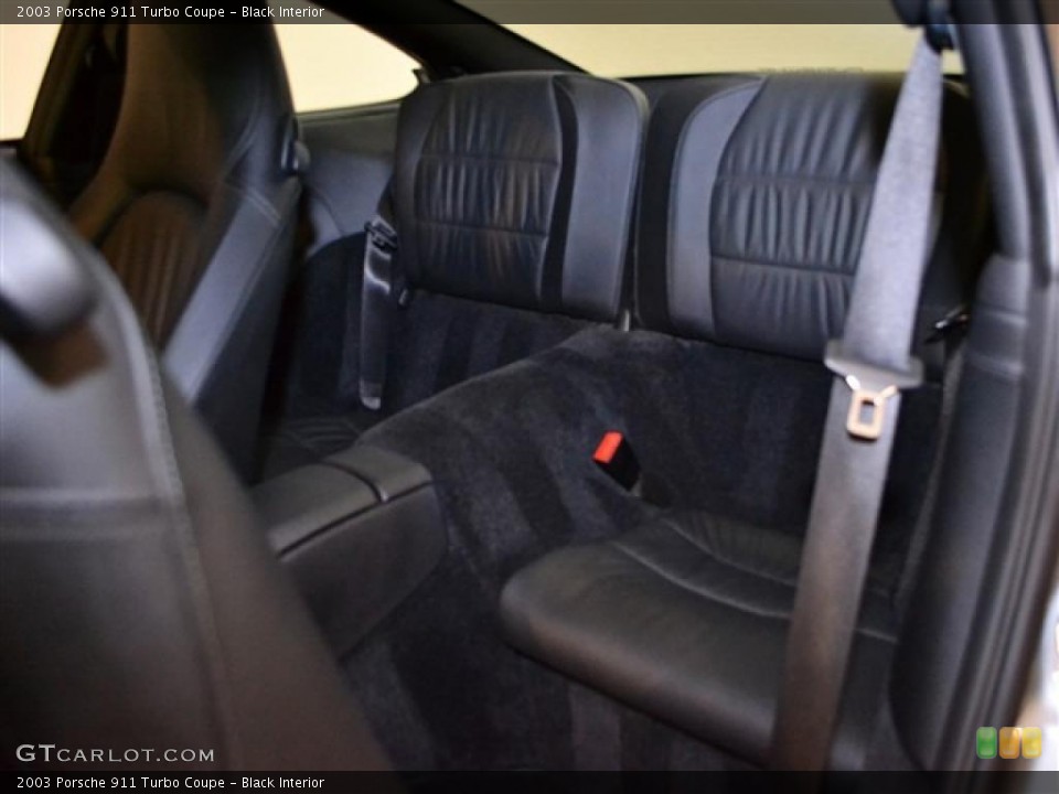 Black Interior Photo for the 2003 Porsche 911 Turbo Coupe #49470423