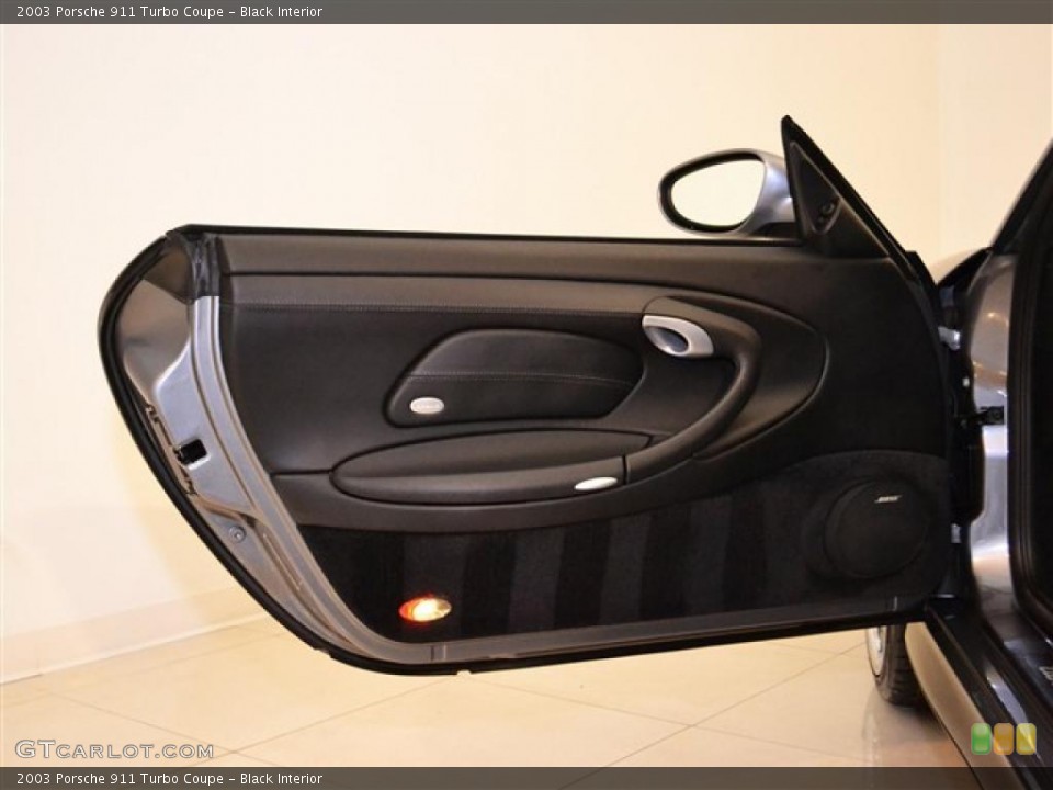 Black Interior Door Panel for the 2003 Porsche 911 Turbo Coupe #49470471