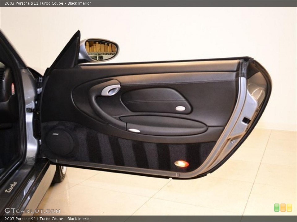 Black Interior Door Panel for the 2003 Porsche 911 Turbo Coupe #49470486