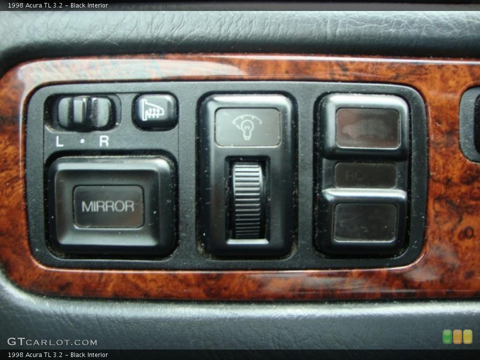 Black Interior Controls for the 1998 Acura TL 3.2 #49471710