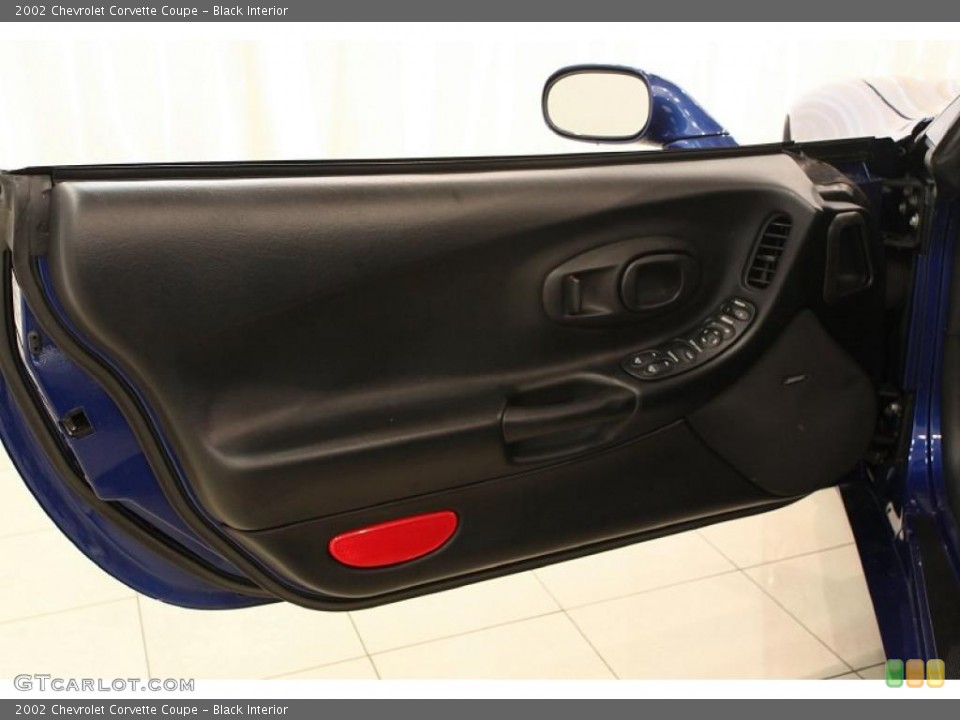 Black Interior Door Panel for the 2002 Chevrolet Corvette Coupe #49471728