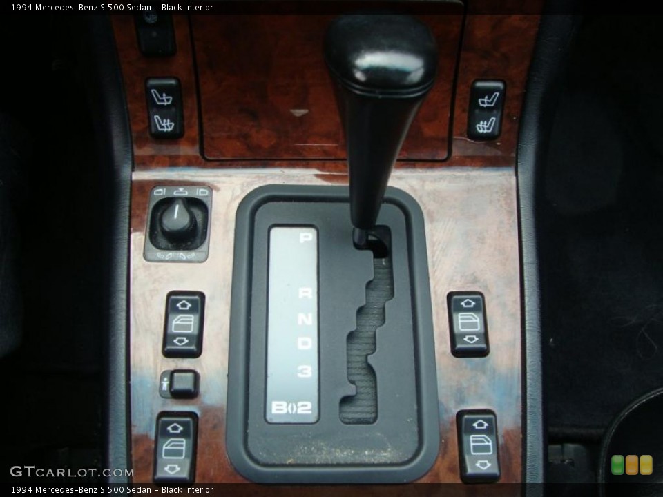 Black Interior Transmission for the 1994 Mercedes-Benz S 500 Sedan #49472133