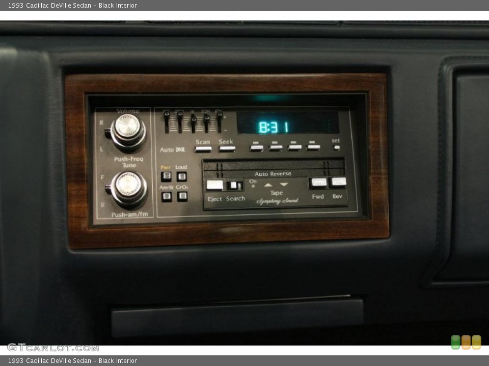 Black Interior Controls for the 1993 Cadillac DeVille Sedan #49476723