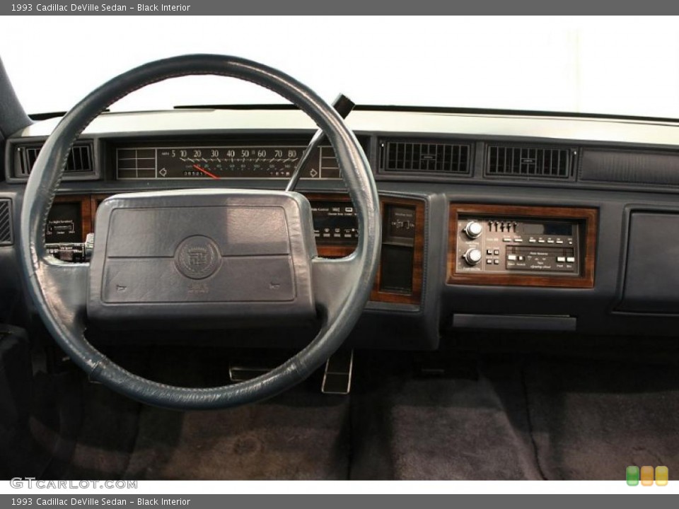 Black Interior Dashboard for the 1993 Cadillac DeVille Sedan #49476771