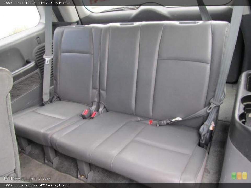 Gray Interior Photo for the 2003 Honda Pilot EX-L 4WD #49480809