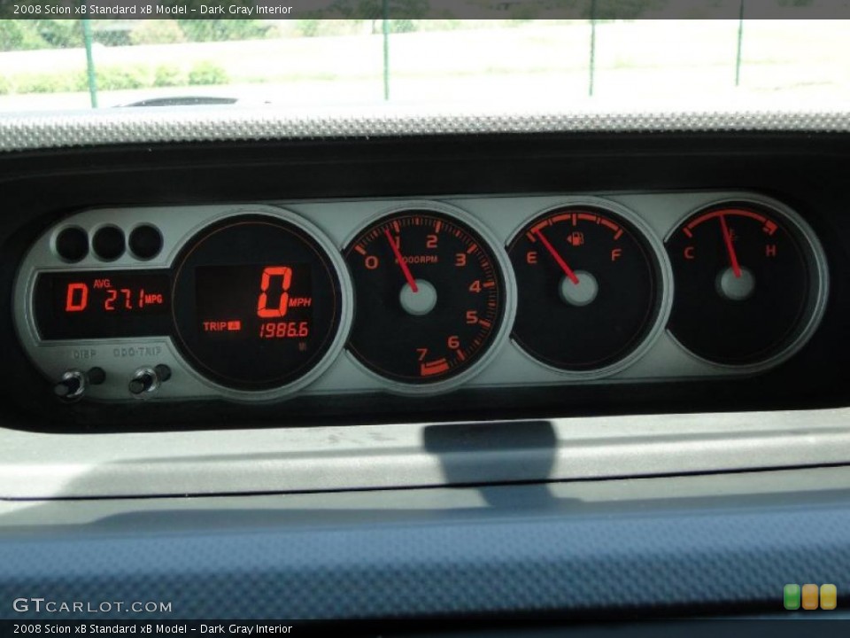 Dark Gray Interior Gauges for the 2008 Scion xB  #49482174