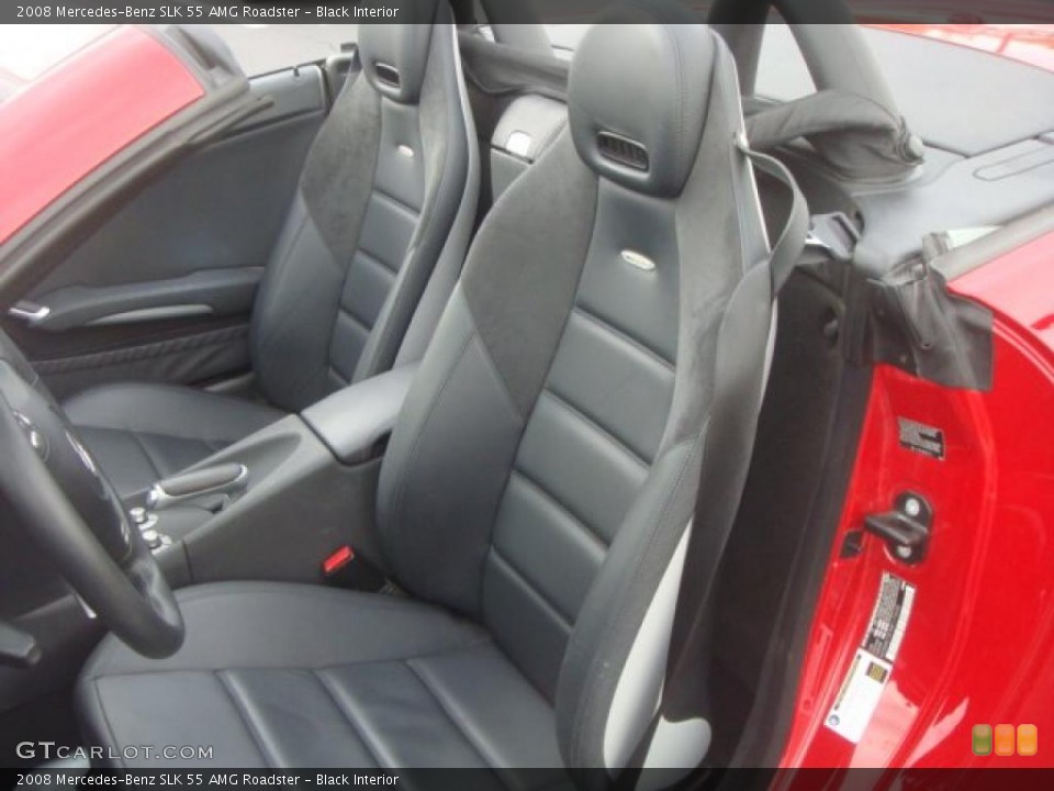Black Interior Photo for the 2008 Mercedes-Benz SLK 55 AMG Roadster #49482612