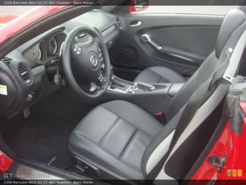 Black Interior Photo for the 2008 Mercedes-Benz SLK 55 AMG Roadster #49482621