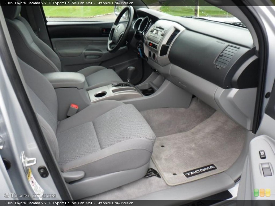Graphite Gray Interior Photo for the 2009 Toyota Tacoma V6 TRD Sport Double Cab 4x4 #49482861