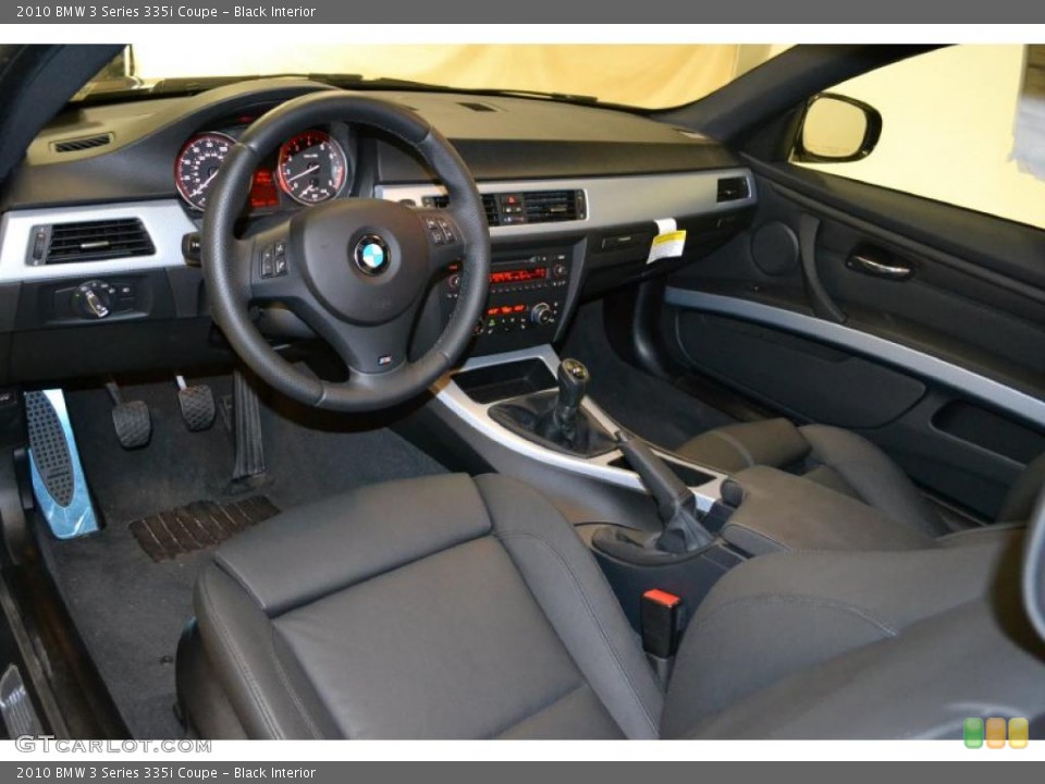 Black Interior Photo for the 2010 BMW 3 Series 335i Coupe #49483605