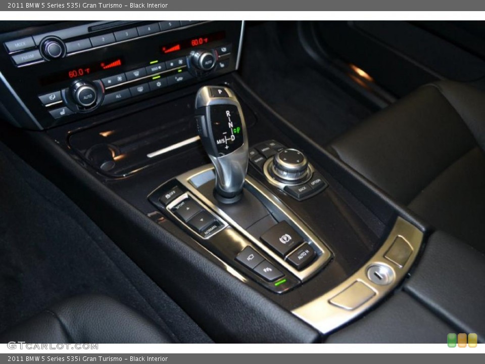 Black Interior Transmission for the 2011 BMW 5 Series 535i Gran Turismo #49484142