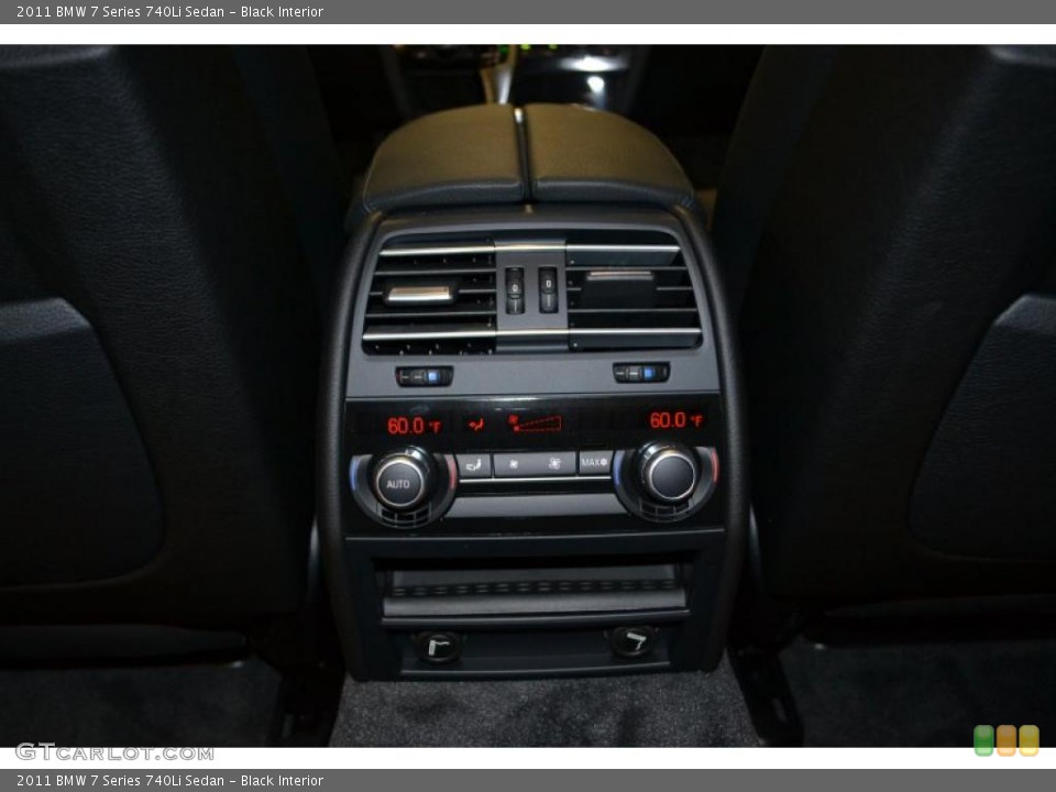 Black Interior Controls for the 2011 BMW 7 Series 740Li Sedan #49484424