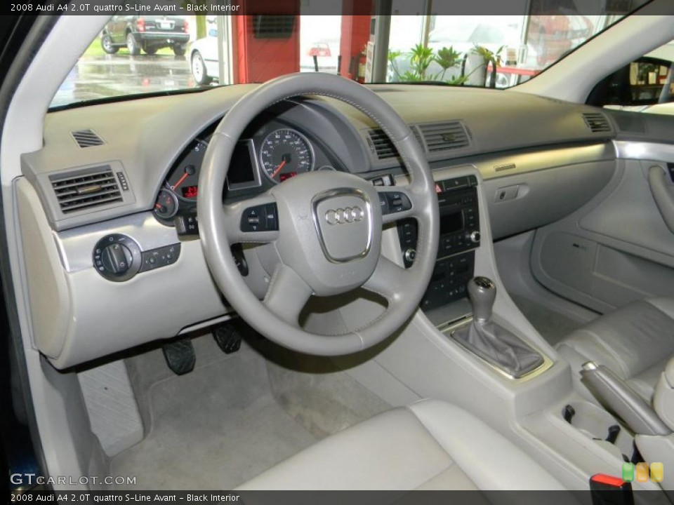 Black Interior Photo for the 2008 Audi A4 2.0T quattro S-Line Avant #49485168