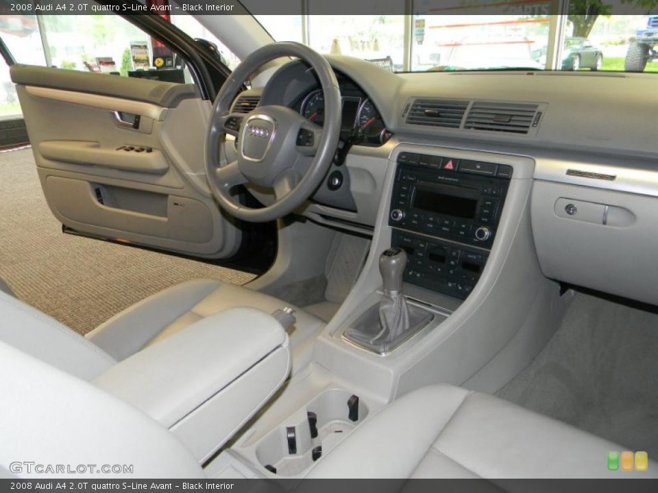 Black Interior Photo for the 2008 Audi A4 2.0T quattro S-Line Avant #49485240