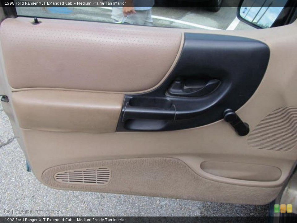 Medium Prairie Tan Interior Door Panel for the 1998 Ford Ranger XLT Extended Cab #49485681