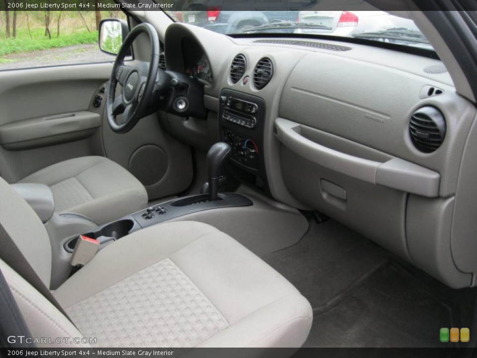 Medium Slate Gray Interior Photo for the 2006 Jeep Liberty Sport 4x4 #49487103