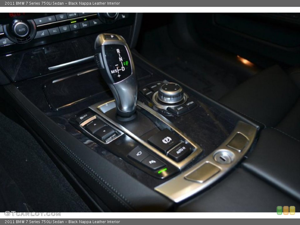 Black Nappa Leather Interior Transmission for the 2011 BMW 7 Series 750Li Sedan #49487205