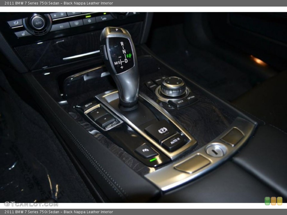 Black Nappa Leather Interior Transmission for the 2011 BMW 7 Series 750i Sedan #49488009